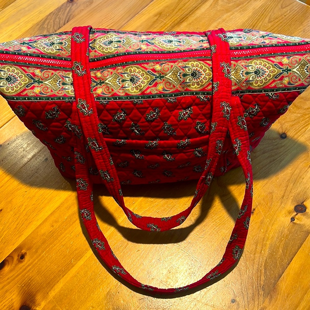 ❤️ Vera Bradley Paisley Carry-on Tote